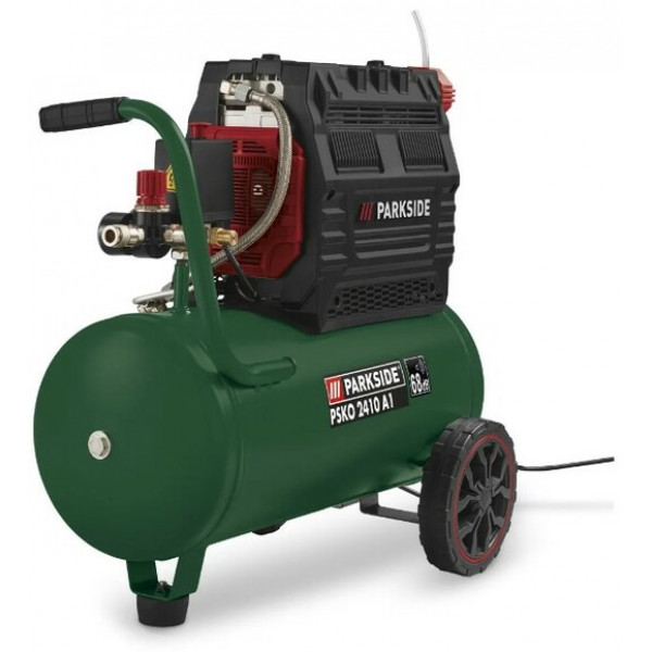 Фото - Компресор безмасляний Parkside PSKO 2410 A1