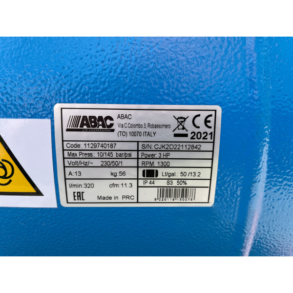 Картинка - Воздушный компрессор ABAC A29B 50 CM3