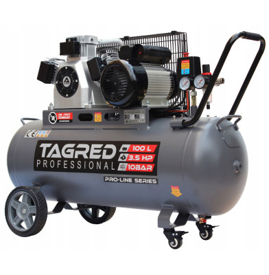 Безмасляный компрессор TAGRED TA3390 W3 100L 10 BAR