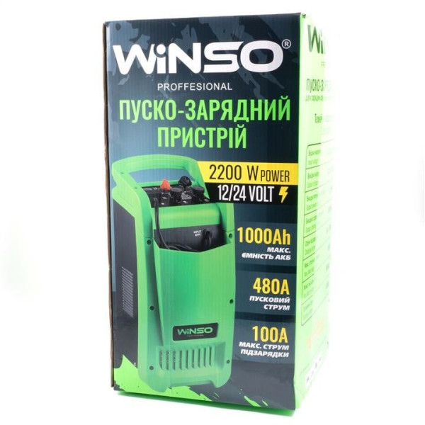 Картинка - Пуско-зарядное устройство АКБ Winso 12/24В 100А