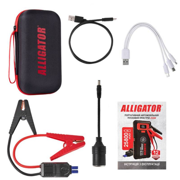 Фото - Пусковий пристрій Alligator Jump Starter JS848