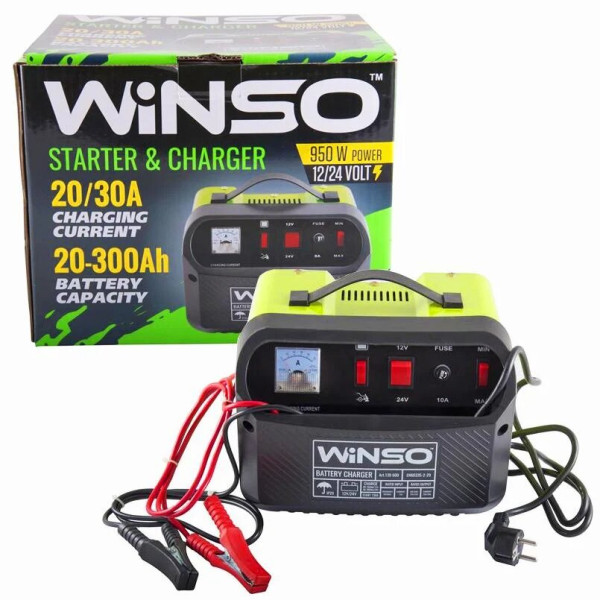 Картинка - Зарядное устройство АКБ Winso 12/24V, 20/30А