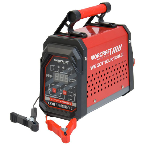 Картинка - Зарядное устройство для автомобильных аккумуляторов WORCRAFT BC-219