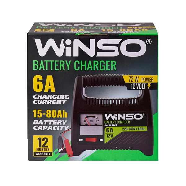 Картинка - Зарядное устройство АКБ Winso 12V 6A