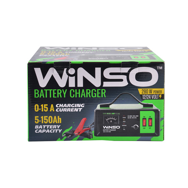 Картинка - Зарядное устройство АКБ Winso 12/24V 15А