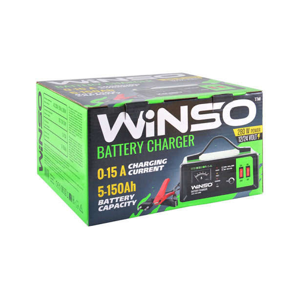 Картинка - Зарядное устройство АКБ Winso 12/24V 15А