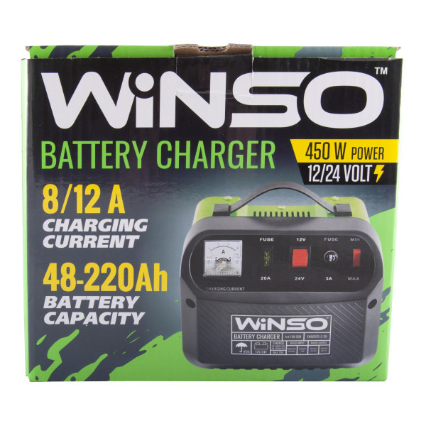 Картинка - Зарядное устройство АКБ Winso 12/24V 20А
