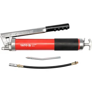 Шприц смазочный YATO 600 см3 27-41 MPa с жест. и гибк. аппликаторами YT-07042