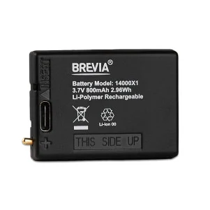 Аккумулятор Brevia 3.7V 800mAh Li-polymer с Type-C для налобных фонарей